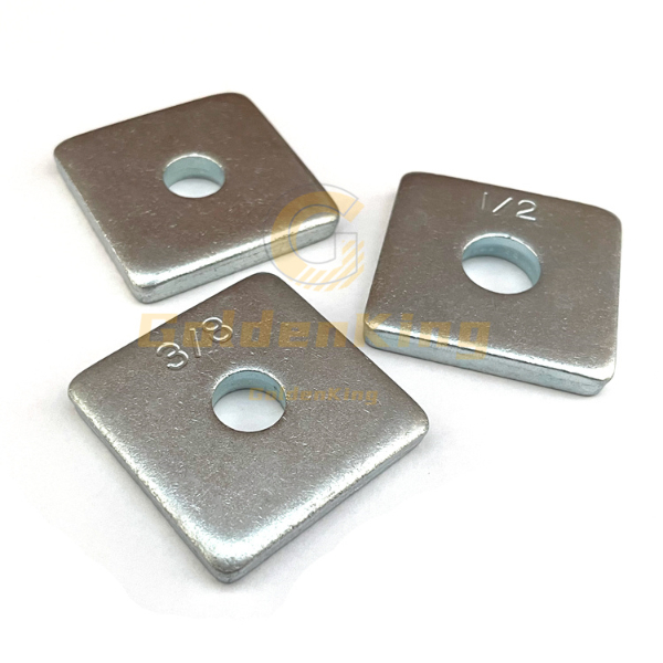 3/8' Zinc Plated Square washers