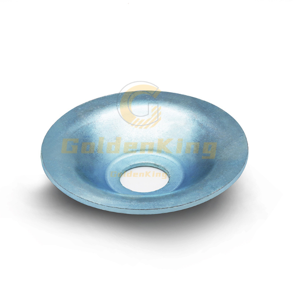 Custom Blue Zinc Cup washers