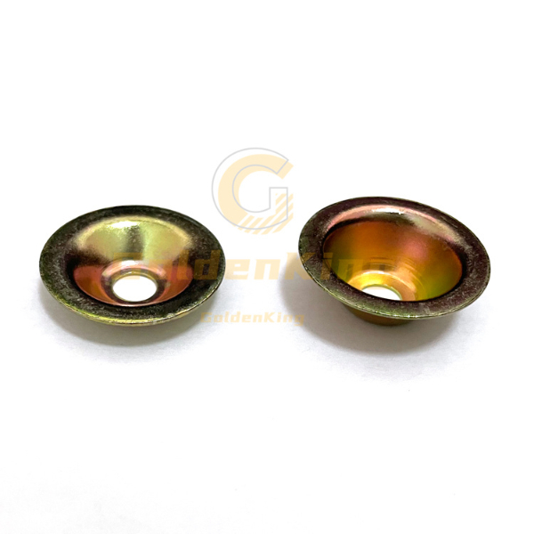 Small size Cup washers,Yellow Zinc Plated